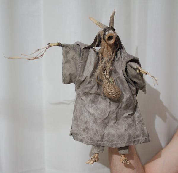 Sorkfjord glove puppet, The old mother